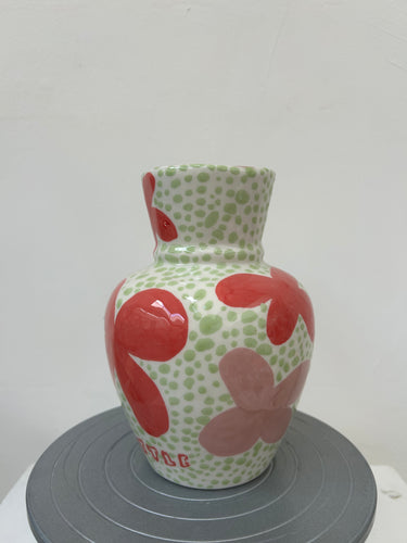 Jarrón bombonera cuello primavera